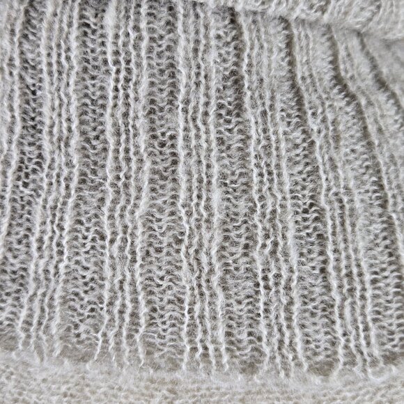 Alfani Size Medium "Summer Straw" Open Front Asymetric Cardigan No Closure NWT - Picture 9 of 14